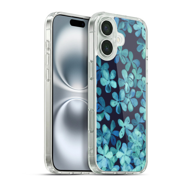 Micklyn Le Feuvre Florals 2 Hand Painted Floral Pattern Soft Gel Case for Apple iPhone 16 Plus & MagSafe