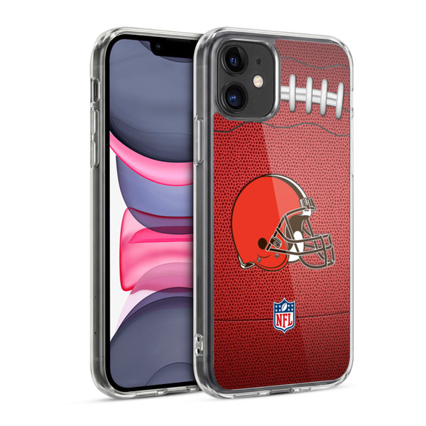 NFL Cleveland Browns Graphics Football Soft Gel Case for Apple iPhone 11