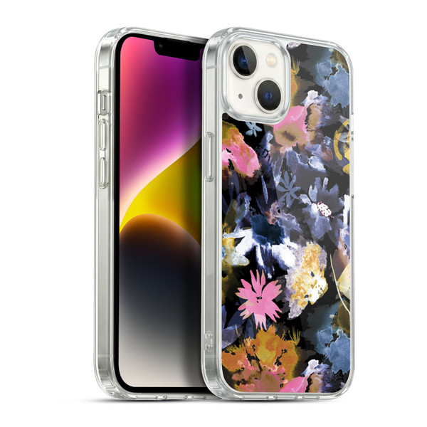 Ninola Floral Spring Memories Dark Soft Gel Case for Apple iPhone 14 Plus & MagSafe
