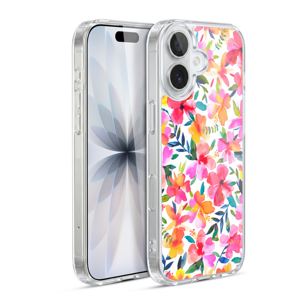 Ninola Floral Hibiscus Soft Gel Case for Apple iPhone 17