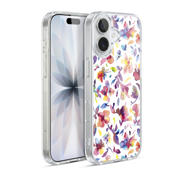 Ninola Floral Watery Hibiscus Soft Gel Case for Apple iPhone 17