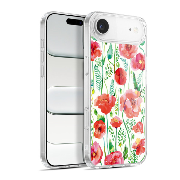 Ninola Floral Red Soft Gel Case for Apple iPhone 17 Air