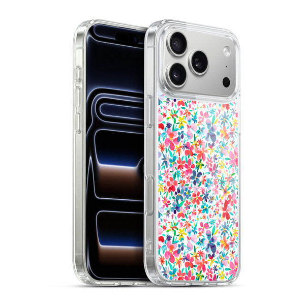 Ninola Floral Colourful Petals Spring Soft Gel Case for Apple iPhone 17 Pro Max