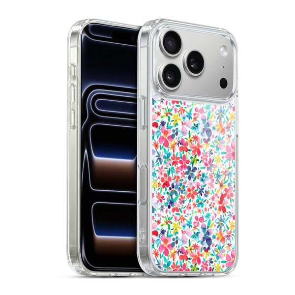 Ninola Floral Colourful Petals Spring Soft Gel Case for Apple iPhone 17 Pro