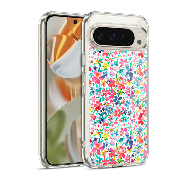 Ninola Floral Colourful Petals Spring Soft Gel Case for Google Pixel 9 / Pixel 9 Pro