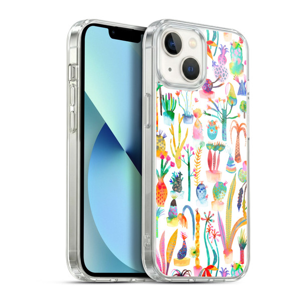 Ninola Summer Patterns Lush Garden Soft Gel Case for Apple iPhone 13