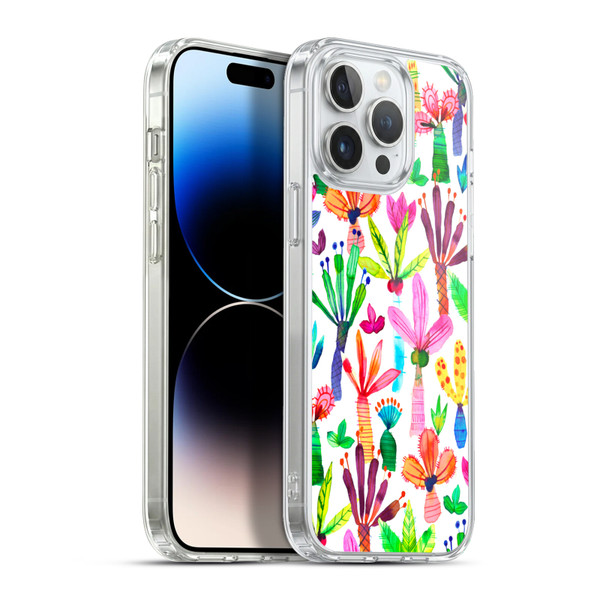 Ninola Summer Patterns Palms Garden Soft Gel Case for Apple iPhone 13 Pro Max & MagSafe
