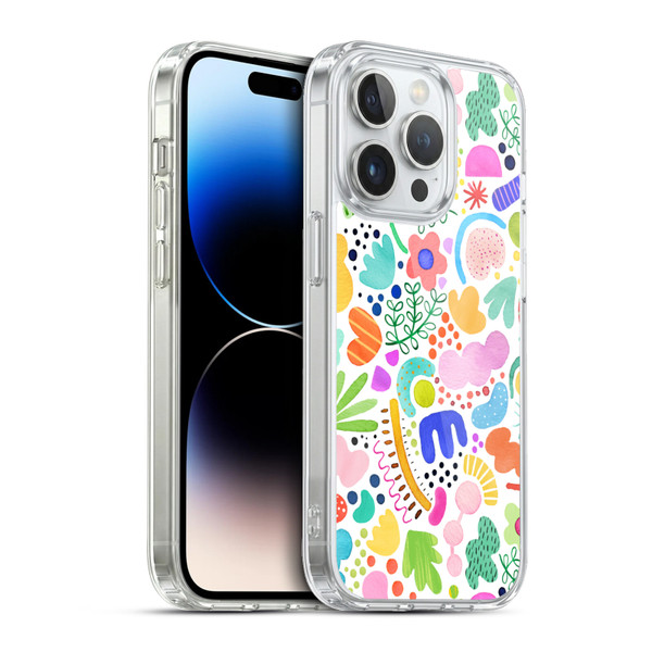 Ninola Summer Patterns Modern Bold Shapes Soft Gel Case for Apple iPhone 13 Pro & MagSafe