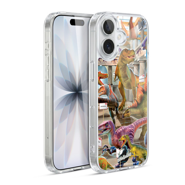 P.D. Moreno Dinosaur Scene Museum Soft Gel Case for Apple iPhone 17