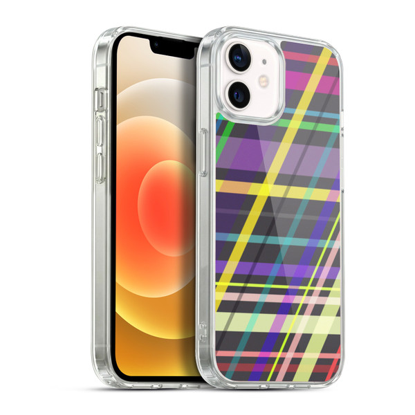 PLdesign Geometric Crossing Lines Soft Gel Case for Apple iPhone 12 / iPhone 12 Pro & MagSafe