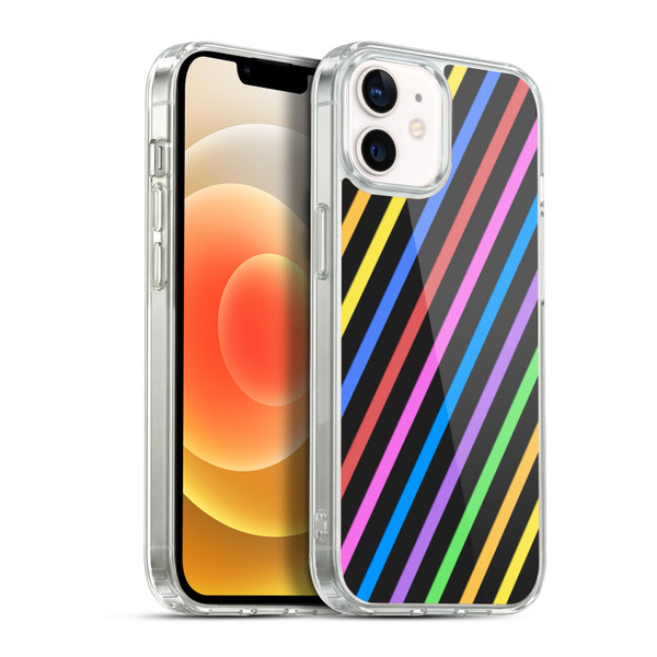 PLdesign Geometric Stripes Soft Gel Case for Apple iPhone 12 / iPhone 12 Pro & MagSafe
