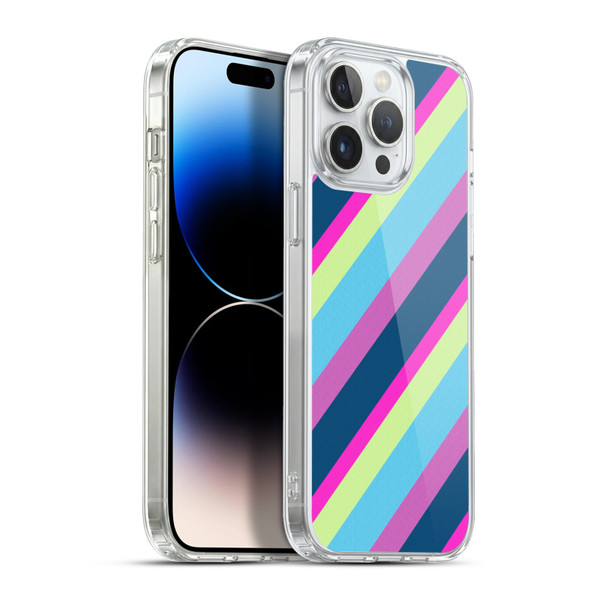 PLdesign Geometric Lines Soft Gel Case for Apple iPhone 13 Pro Max & MagSafe