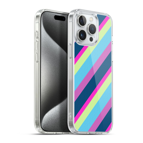 PLdesign Geometric Lines Soft Gel Case for Apple iPhone 15 Pro Max & MagSafe