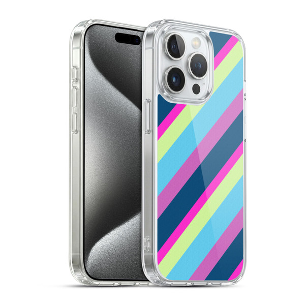PLdesign Geometric Lines Soft Gel Case for Apple iPhone 15 Pro & MagSafe