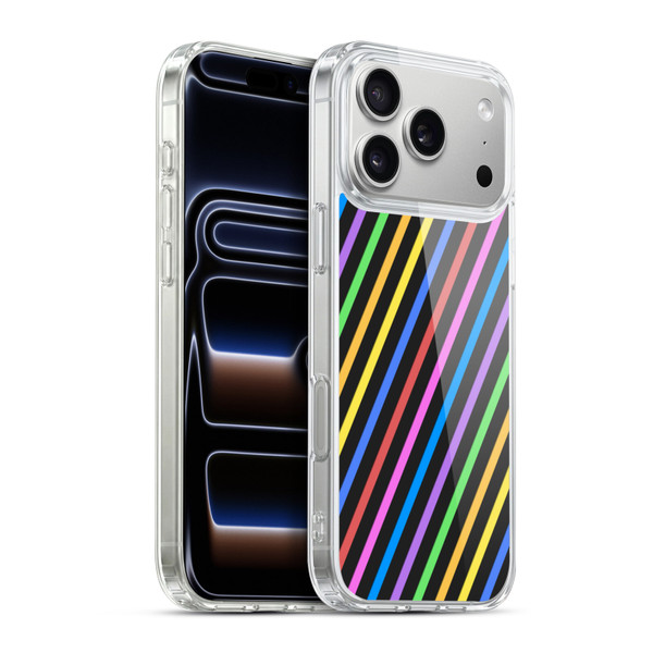 PLdesign Geometric Stripes Soft Gel Case for Apple iPhone 17 Pro Max