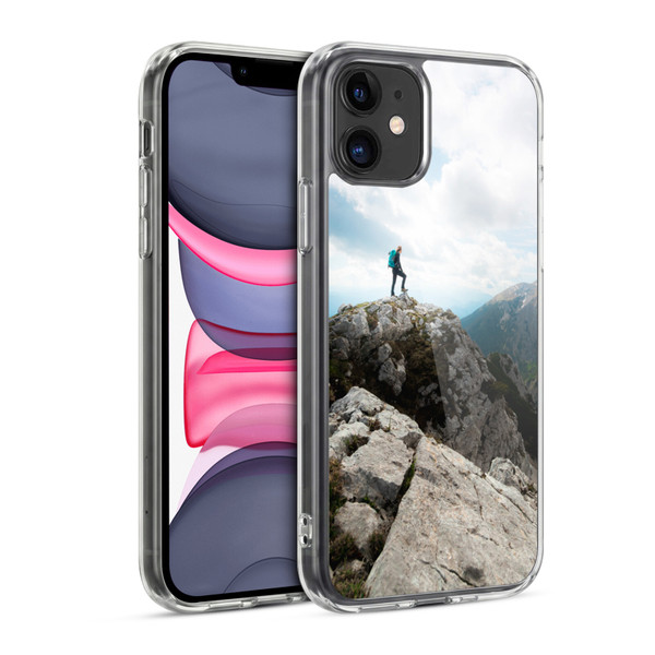 Patrik Lovrin Wanderlust Looking Over New Adventures Soft Gel Case for Apple iPhone 11
