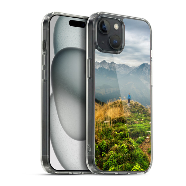 Patrik Lovrin Wanderlust Exploring New Locations Soft Gel Case for Apple iPhone 15 Plus & MagSafe