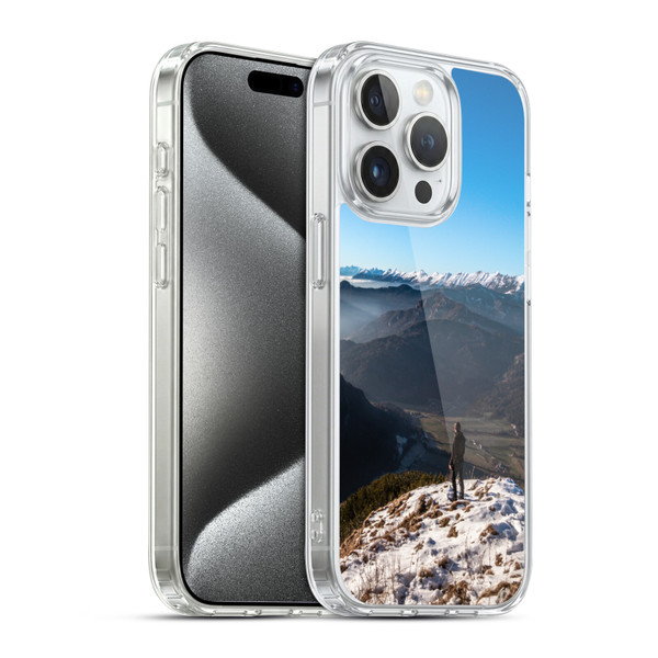 Patrik Lovrin Wanderlust Looking Over New Horizon Soft Gel Case for Apple iPhone 15 Pro & MagSafe