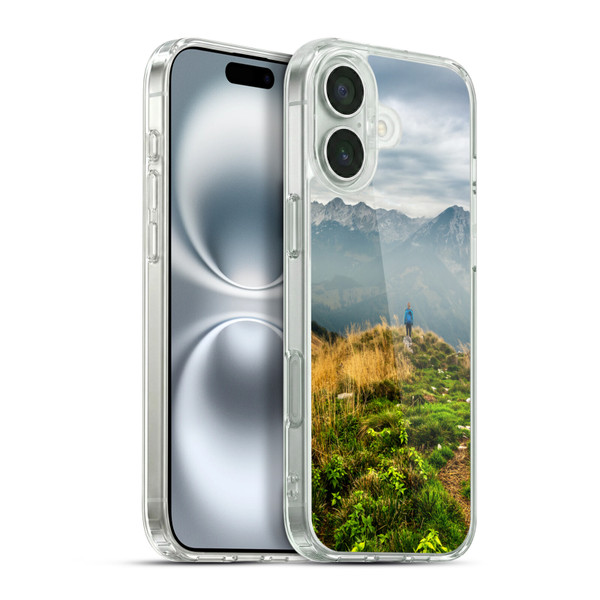 Patrik Lovrin Wanderlust Exploring New Locations Soft Gel Case for Apple iPhone 16 Plus & MagSafe