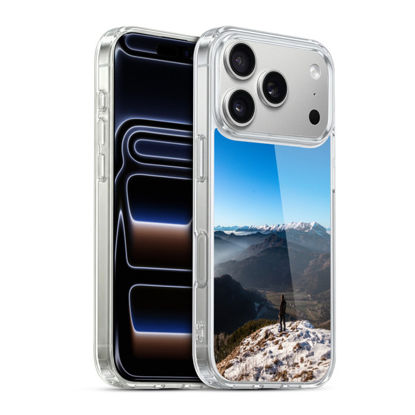 Patrik Lovrin Wanderlust Looking Over New Horizon Soft Gel Case for Apple iPhone 17 Pro