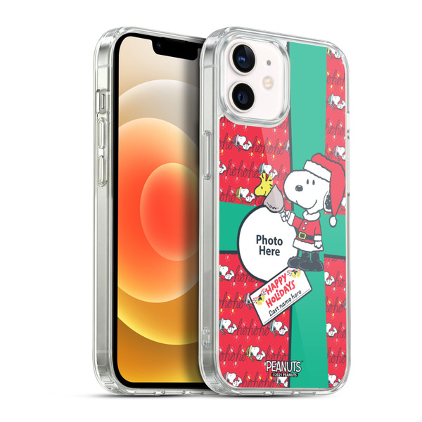 Custom Customised Personalised Peanuts Christmas Gift Soft Gel Case for Apple iPhone 12 / iPhone 12 Pro & MagSafe