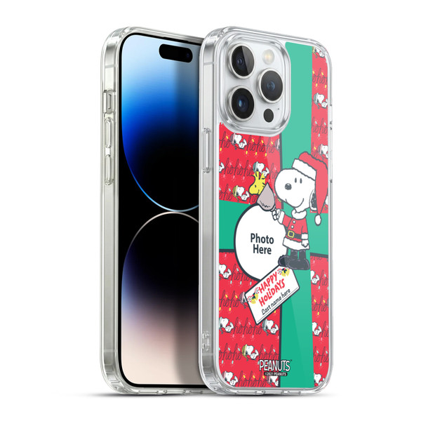 Custom Customised Personalised Peanuts Christmas Gift Soft Gel Case for Apple iPhone 13 Pro Max & MagSafe