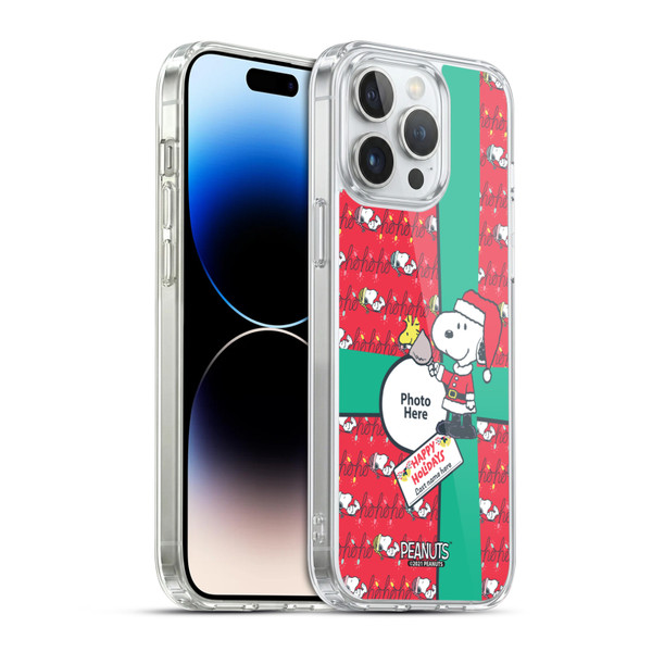 Custom Customised Personalised Peanuts Christmas Gift Soft Gel Case for Apple iPhone 14 Pro Max & MagSafe