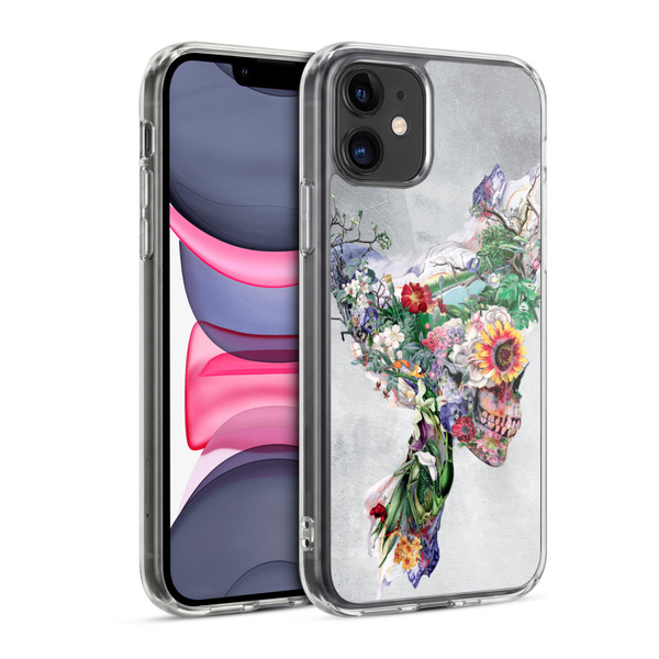 Riza Peker Skulls 5 Nature Soft Gel Case for Apple iPhone 11