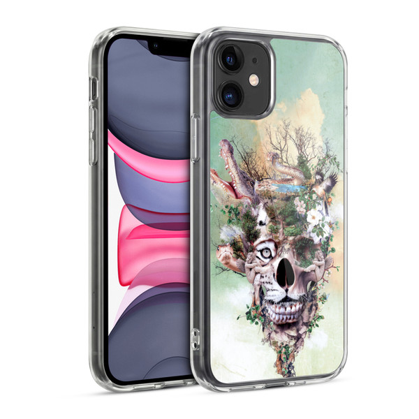 Riza Peker Skulls 5 Nature 3 Soft Gel Case for Apple iPhone 11