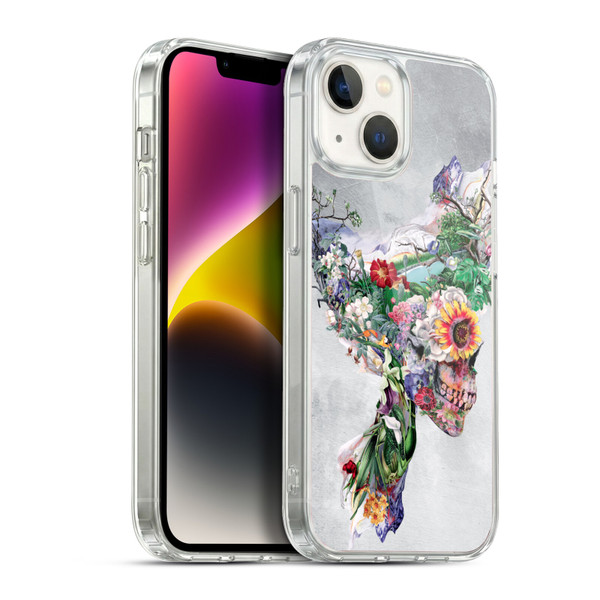 Riza Peker Skulls 5 Nature Soft Gel Case for Apple iPhone 14