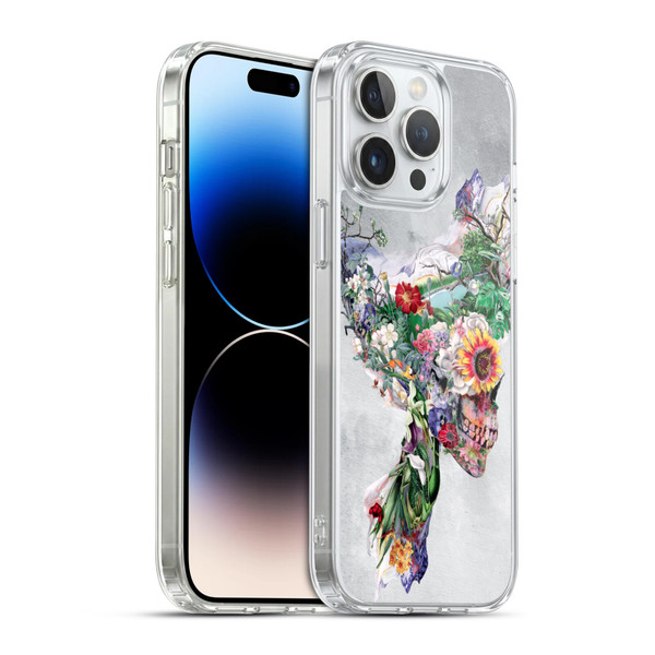 Riza Peker Skulls 5 Nature Soft Gel Case for Apple iPhone 14 Pro Max & MagSafe
