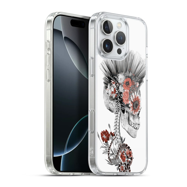 Riza Peker Skulls 5 Punk Soft Gel Case for Apple iPhone 16 Pro Max & MagSafe