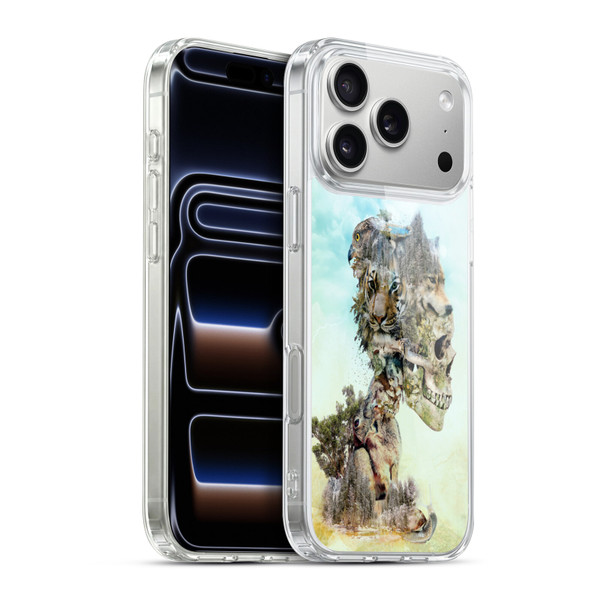 Riza Peker Skulls 5 Nature 2 Soft Gel Case for Apple iPhone 17 Pro Max