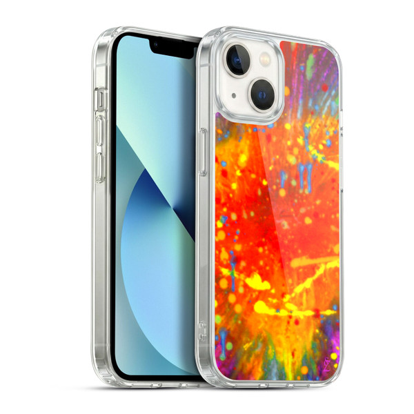 Suzan Lind Colours & Patterns Power Of Love Soft Gel Case for Apple iPhone 13