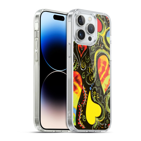 Suzan Lind Colours & Patterns Love Dance Soft Gel Case for Apple iPhone 14 Pro Max & MagSafe