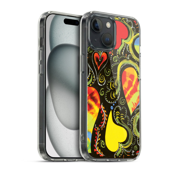 Suzan Lind Colours & Patterns Love Dance Soft Gel Case for Apple iPhone 15 & MagSafe