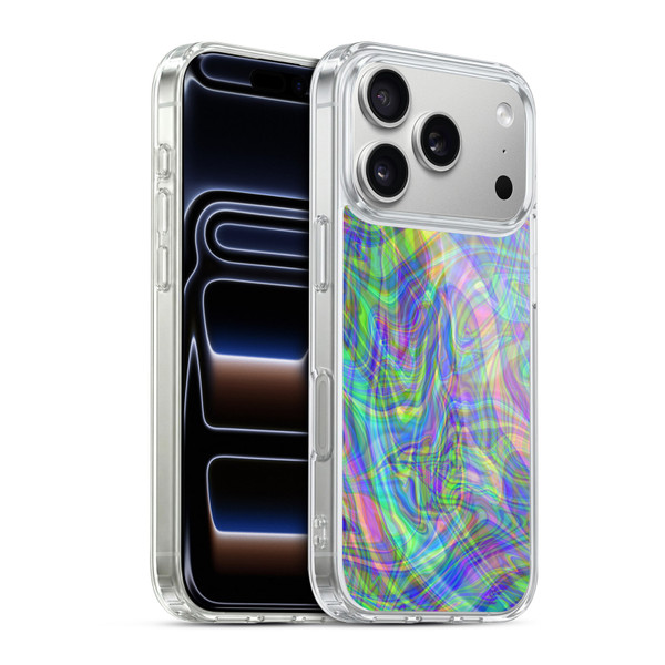 Suzan Lind Colours & Patterns Iridescent Abstract Soft Gel Case for Apple iPhone 17 Pro