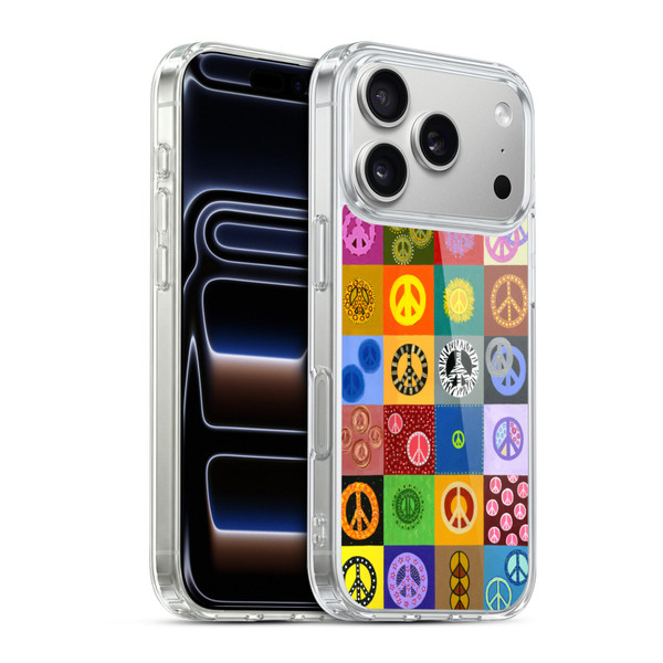 Suzan Lind Colours & Patterns Peace Quilt Soft Gel Case for Apple iPhone 17 Pro