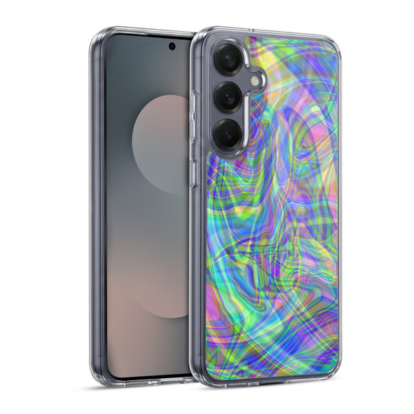 Suzan Lind Colours & Patterns Iridescent Abstract Soft Gel Case for Samsung Galaxy S25 & MagSafe