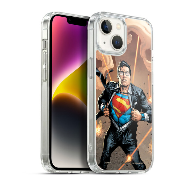 Superman DC Comics Comic Book Art Action Comics #961 Clark Kent Soft Gel Case for Apple iPhone 14