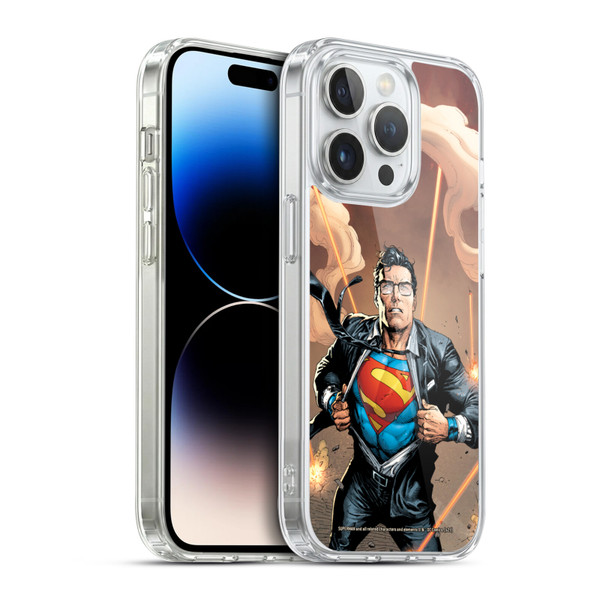 Superman DC Comics Comic Book Art Action Comics #961 Clark Kent Soft Gel Case for Apple iPhone 14 Pro & MagSafe
