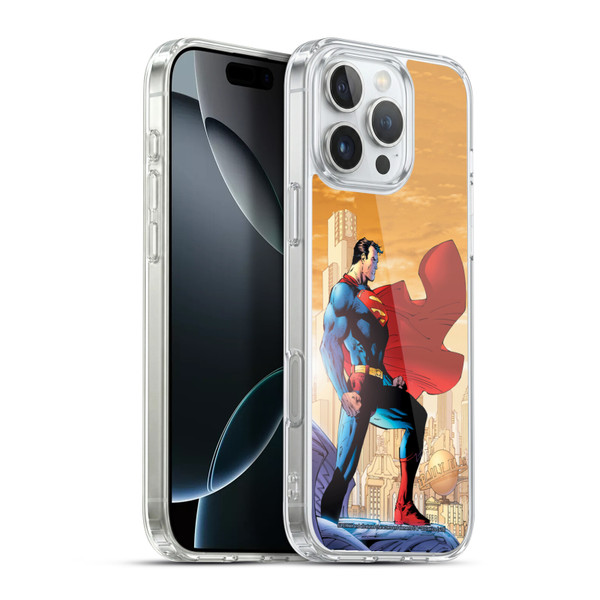 Superman DC Comics Comic Book Art #23 Variant Soft Gel Case for Apple iPhone 16 Pro Max & MagSafe
