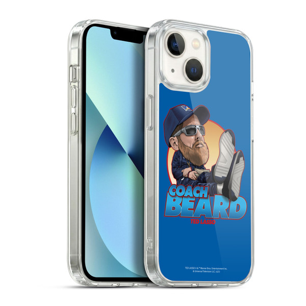 Ted Lasso Season 3 Bobbleheads Coach Beard Soft Gel Case for Apple iPhone 13