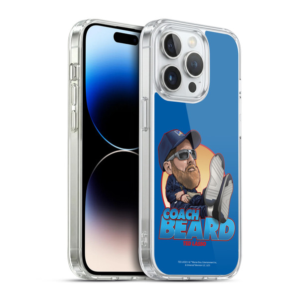Ted Lasso Season 3 Bobbleheads Coach Beard Soft Gel Case for Apple iPhone 14 Pro & MagSafe
