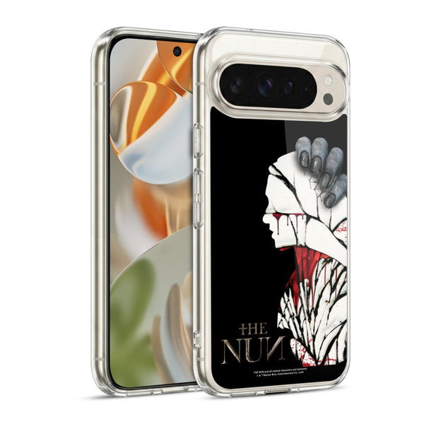 The Nun Valak Graphics Blood Hand Soft Gel Case for Google Pixel 9 / Pixel 9 Pro