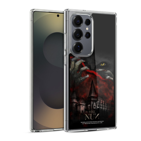 The Nun Valak Graphics Monastery Soft Gel Case for Samsung Galaxy S25 Ultra & MagSafe