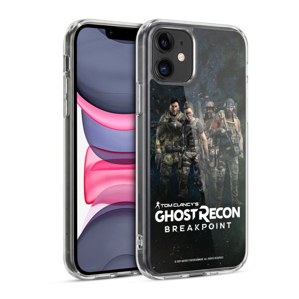 Tom Clancy's Ghost Recon Breakpoint Character Art The Ghosts Soft Gel Case for Apple iPhone 11