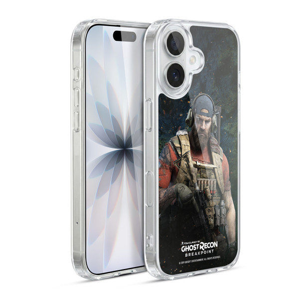 Tom Clancy's Ghost Recon Breakpoint Character Art Logo Soft Gel Case for Apple iPhone 17