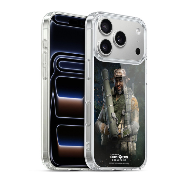 Tom Clancy's Ghost Recon Breakpoint Character Art Fixit Soft Gel Case for Apple iPhone 17 Pro