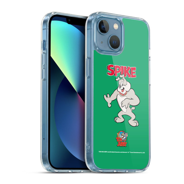Tom and Jerry Characters Spike Soft Gel Case for Apple iPhone 13 Mini & MagSafe